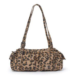 SAMO ONDOH Pocket Utility bag M - Denim Leopard NWT✨